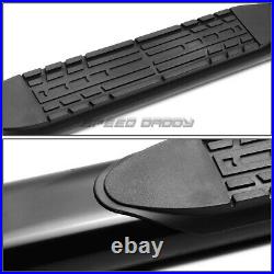 For 04-12 Colorado/canyon Reg Cab 4 Oval Black Side Step Nerf Bar Running Board