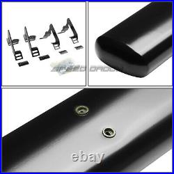 For 04-12 Colorado/canyon Reg Cab 4 Oval Black Side Step Nerf Bar Running Board