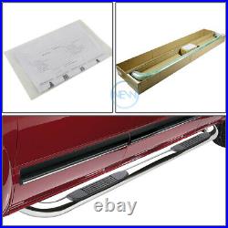 For 04-14 Colorado Canyon Crew Cab 3 Stainless Steel Step Bar Running Boards