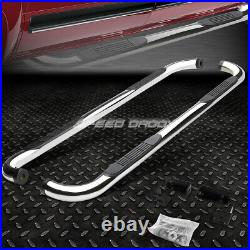 For 04-14 Colorado/canyon Crew Cab Chrome 3 Side Step Nerf Bar Running Board