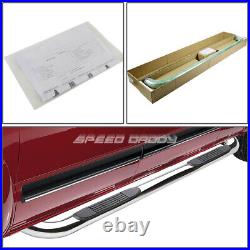 For 04-14 Colorado/canyon Crew Cab Chrome 3 Side Step Nerf Bar Running Board