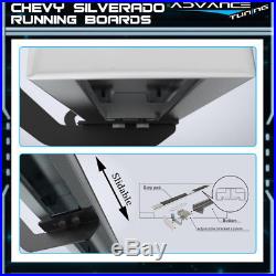 For 07-17 Chevy Silverado Sierra 1500 Ext Cab 5inch Side Step Bar Running Boards