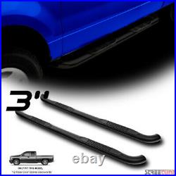 For 07-18 Chevy Silverado Extended 3 Matte Blk hd Side Step Bars Running Boards