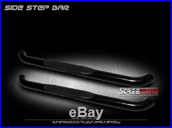 For 07-18 Chevy Silverado Reg Cab 3 Hd Black Side Step Nerf Bars Running Boards