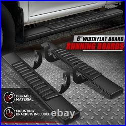 For 07-18 Silverado Sierra 1500 Regular Cab 6 Side Step Nerf Bar Running Board
