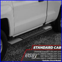 For 07-18 Silverado Sierra 1500 Regular Cab 6 Side Step Nerf Bar Running Board