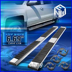 For 07-19 Chevy Silverado GMC Sierra 2500/3500HD Crew Cab Step Bar Running Board