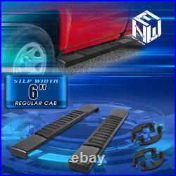 For 07-19 Chevy Silverado GMC Sierra Standard Cab 6'' Step Bar Running Boards