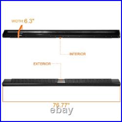 For 07-19 Silverado/Sierra 1500-3500 HD Extended Cab 6.3 Step Bar Running Board