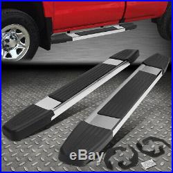 For 07-19 Silverado Sierra 6 Regular Cab Flat Side Step Nerf Bar Running Board