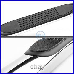 For 07-19 Silverado Sierra Crew Cab 3 Chrome Side Step Nerf Bar Running Boards