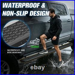 For 07-19 Silverado/Sierra Crew Cab 5.5 Honeycomb Step Pad Running Boards Black For 07-19 Silverado/Sierra Crew Cab 5.5 Honeycomb Step Pad Running Boards Black