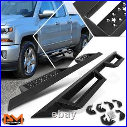 For 07-19 Silverado/Sierra Ext Cab Side Nerf Bar Running Board with5 Cleat Step