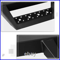 For 07-19 Silverado/Sierra Ext Cab Side Nerf Bar Running Board with5 Cleat Step