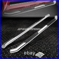 For 07-19 Silverado Sierra Ext Cab Stainless 3 Side Step Nerf Bar Running Board