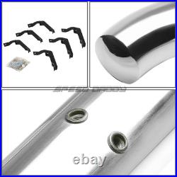 For 07-19 Silverado Sierra Ext Cab Stainless 3 Side Step Nerf Bar Running Board