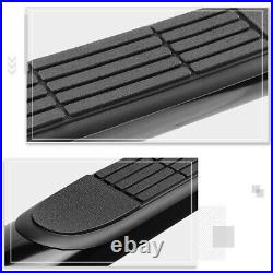 For 07-19 Silverado/Sierra Extended Cab 3Side Step Nerf Bar Running Board Black