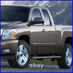 For 07-19 Silverado Sierra Extended Cab 5.5 Black Side Step Bar Running Boards