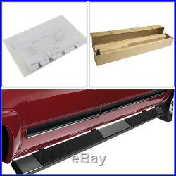 For 07-19 Silverado Sierra Extended Cab 5 Stainless Step Bar Running Boards