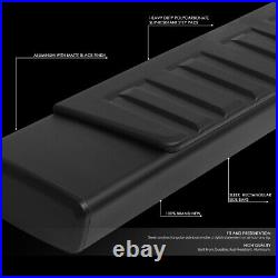 For 07-19 Silverado Sierra Extended Cab 6 Black Aluminum Step Bar Running Board