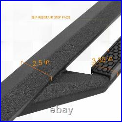 For 07-19 Silverado/Sierra Extended Cab Nerf Bar Running Board with3.35 Step Pads