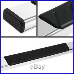 For 07-19 Silverado Sierra Extended Cab Stainless Steel Step Bar Running Boards