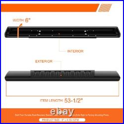 For 07-19 Silverado/Sierra Standard Cab 6 Aluminum Side Step Bar Running Boards