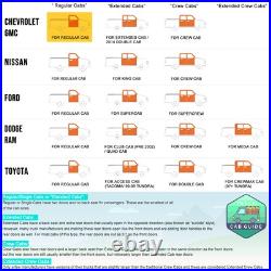 For 07-19 Silverado/Sierra Standard Cab 6 Aluminum Side Step Bar Running Boards