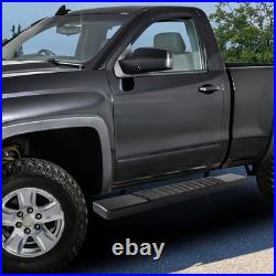 For 07-19 Silverado/Sierra Standard Cab 6 Aluminum Side Step Bar Running Boards