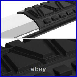 For 07-19 Silverado/sierra Ext Cab 5aluminum Side Step Nerf Bars Running Board