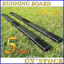 For 09-17 CHEVY TRAVERSE/GMC ACADIA 5 Side Step Running Board Nerf Bar Black DH