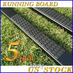 For 09-17 CHEVY TRAVERSE/GMC ACADIA 5 Side Step Running Board Nerf Bar Black DH