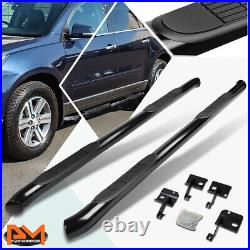 For 09-17 Chevy Traverse/GMC Acadia 3 Side Step Nerf Bar Running Board Black
