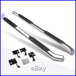 For 09-17 Chevy Traverse/GMC Acadia 3 Side Step Nerf Bar Running Board Chrome