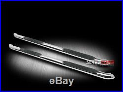 For 10-17 Equinox/Terrain 3 Chrome Stainless Side Step Bars Running Boards Hd