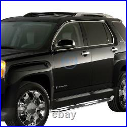 For 10-17 Equinox Terrain 4-Door 3 Stainless Steel Side Step Bar Running Boards