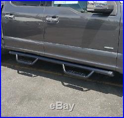 For 15-18 Colorado/Canyon Crew Cab 3 Running Board Nerf Bar Side Step BLK BD