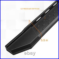 For 15-20 Colorado/Canyon Crew Cab 5.5 Side Step Nerf Bar Running Board Black