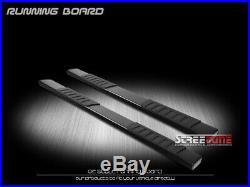 For 15-20 Colorado/Canyon Crew Cab 6Aluminum Steel Blk Side Step Running Boards