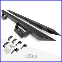 For 15-20 Colorado/Canyon Ext Cab 3 Side Nerf Bar Running Board WithDown Step Pad