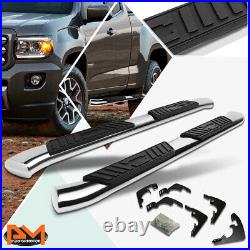 For 15-20 Colorado/Canyon Ext Curved Oval 5 Step Nerf Bar Running Board Chrome