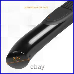 For 15-20 Colorado/GMC Canyon Crew Cab 3 Side Step Nerf Bar Running Board Black