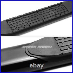 For 15-20 Colorado/canyon Ext 4 Black Curved Oval Step Nerf Bar Running Board