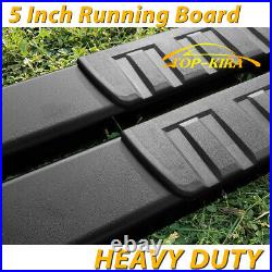 For 15-21 Colorado/Canyon Extended Cab 5 Side Step Running Board Nerf Bar BLK H