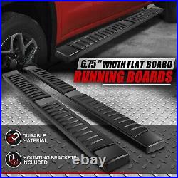 For 15-22 Colorado Canyon Extended Cab 6.75 Flat Side Step Bar Running Boards