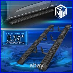 For 15-24 Colorado Canyon Extended Cab 6.75 Steel Side Step Bar Running Board