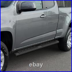 For 15-24 Colorado Canyon Extended Cab 6.75 Steel Side Step Bar Running Board