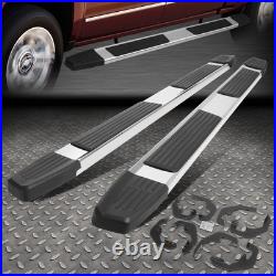 For 17-19 Silverado Sierra Crew Cab 6 Aluminum Side Step Bar Running Boards