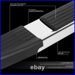 For 17-19 Silverado Sierra Crew Cab 6 Aluminum Side Step Bar Running Boards