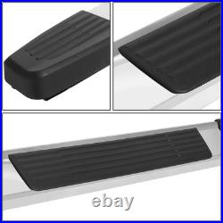 For 17-19 Silverado Sierra Crew Cab 6 Aluminum Side Step Bar Running Boards